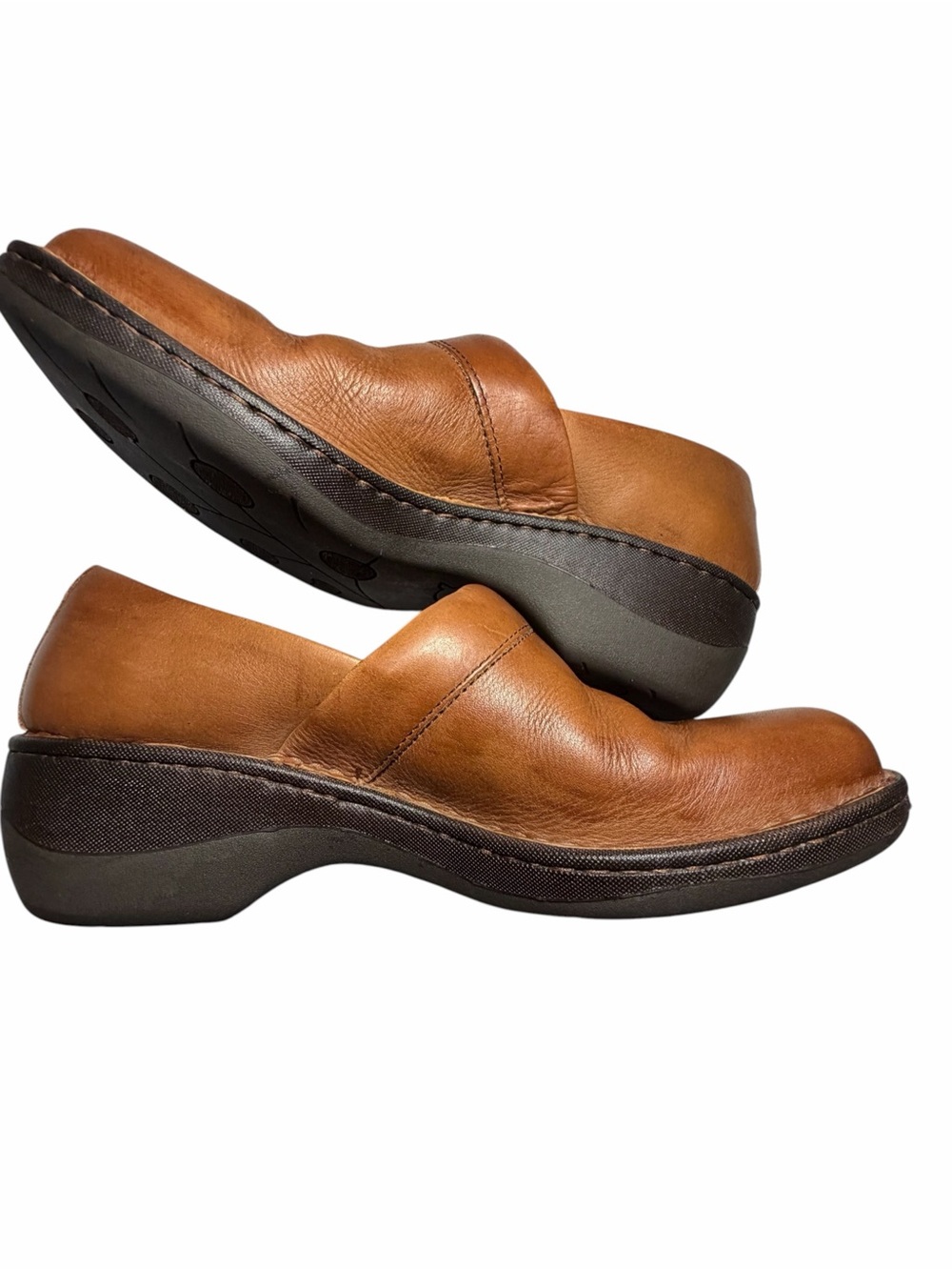 B.O.C Born Toby Duo Brown Leather Slip-On Loafers Womens 9.5 - Picture 7 of 15